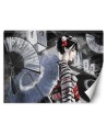 Modern wall murals - Geisha with fan | FEEBY
