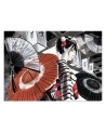 Modern wall mural - Geisha with fan | FEEBY