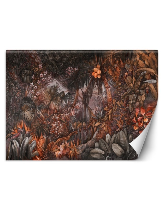 Exclusive wall mural - Colourful jungle | FEEBY