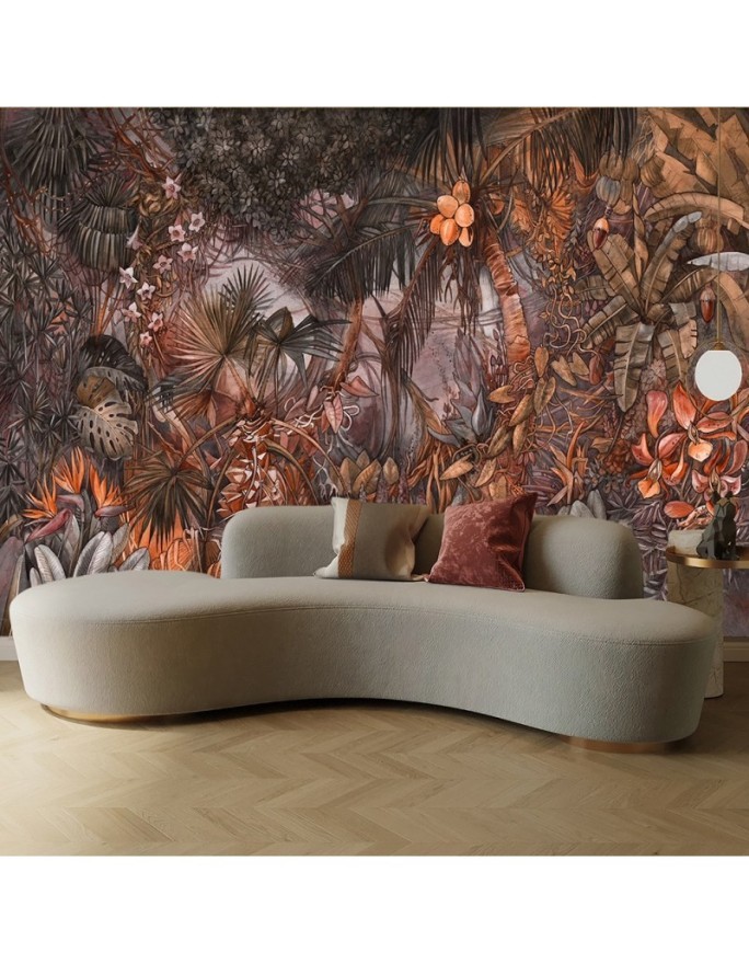 Exclusive wall mural - Colourful jungle | FEEBY