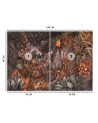 Exclusive wall mural - Colourful jungle | FEEBY