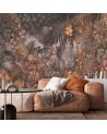 Exclusive wall mural - Coloured jungle | FEEBY