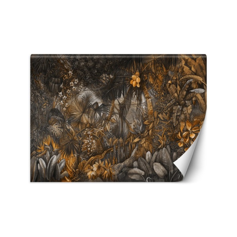 Exclusive wall mural - Coloured jungle | FEEBY