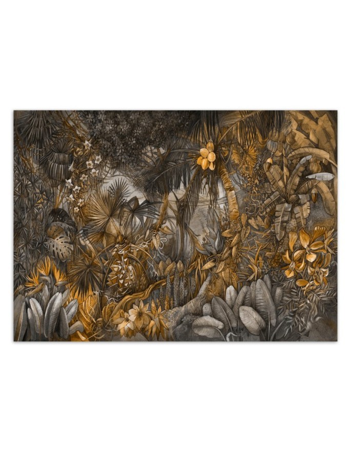 Exclusive wall mural - Coloured jungle | FEEBY