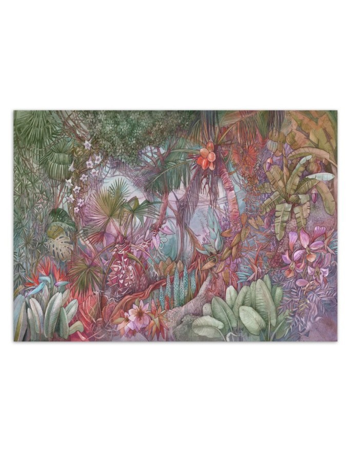 Exclusive wall mural - Coloured jungle | FEEBY