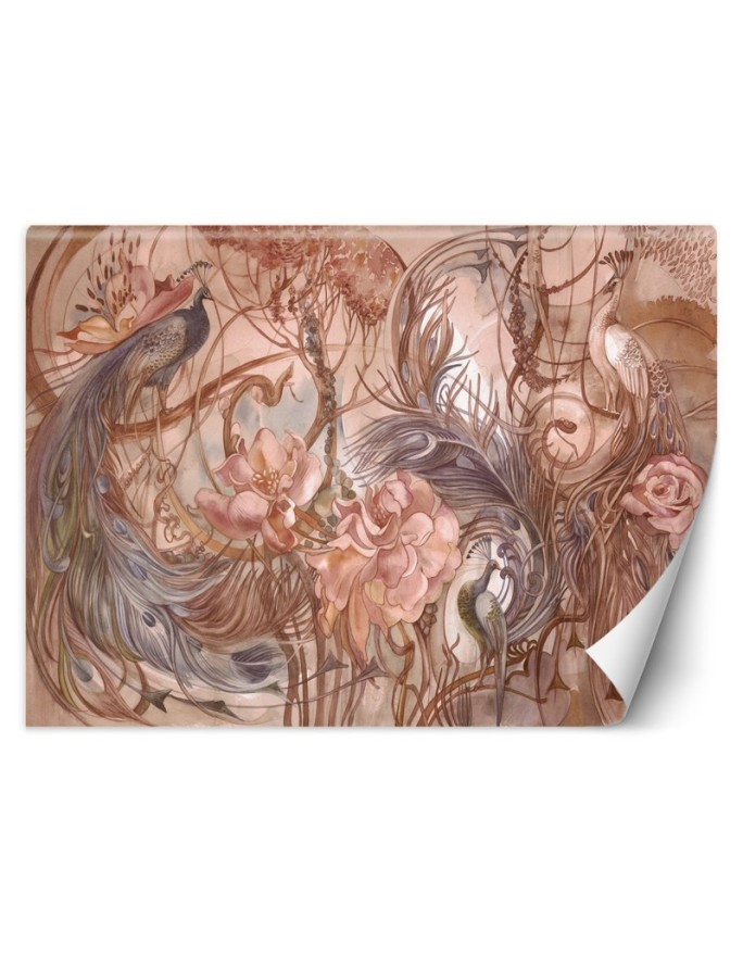 Original wall murals - Peacock birds | FEEBY