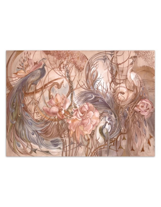 Original wall murals - Peacock birds | FEEBY