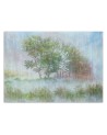 Inspirational wall murals - Trees in the mist watercolour | FEEBY