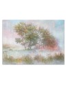 Inspirational wall murals - Trees in the mist watercolour | FEEBY