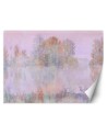 Stylish wall murals - Lake view fog watercolour | FEEBY