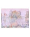 Stylish wall murals - Lake view fog watercolour | FEEBY