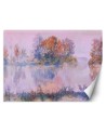 Stylish wall murals - Lake view fog watercolour | FEEBY