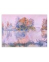 Stylish wall murals - Lake view fog watercolour | FEEBY