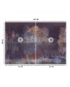 Stylish wall murals - Lake view fog watercolour | FEEBY