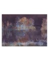 Stylish wall murals - Lake view fog watercolour | FEEBY