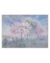 The most fashionable wall murals - Trees in the mist in a meadow watercolour | FEEBY