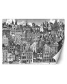 Children's Wallpaper - Black and white city | FEEBY