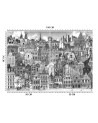 Children's Wallpaper - Black and white city | FEEBY