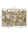 Children's room Wallpaper - Retro city | FEEBY