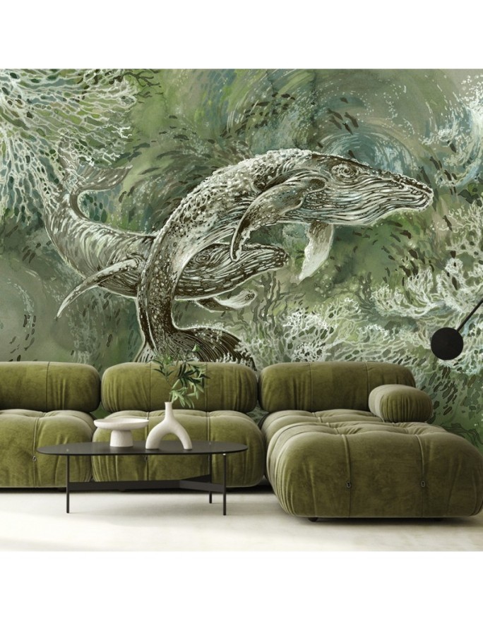 Original Wallpapers - Pair of humpback whales | FEEBY