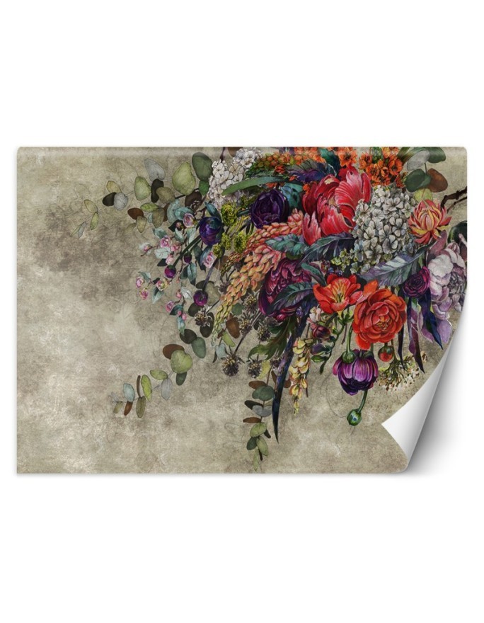 Original Wallpapers - Concrete flower bouquet | FEEBY