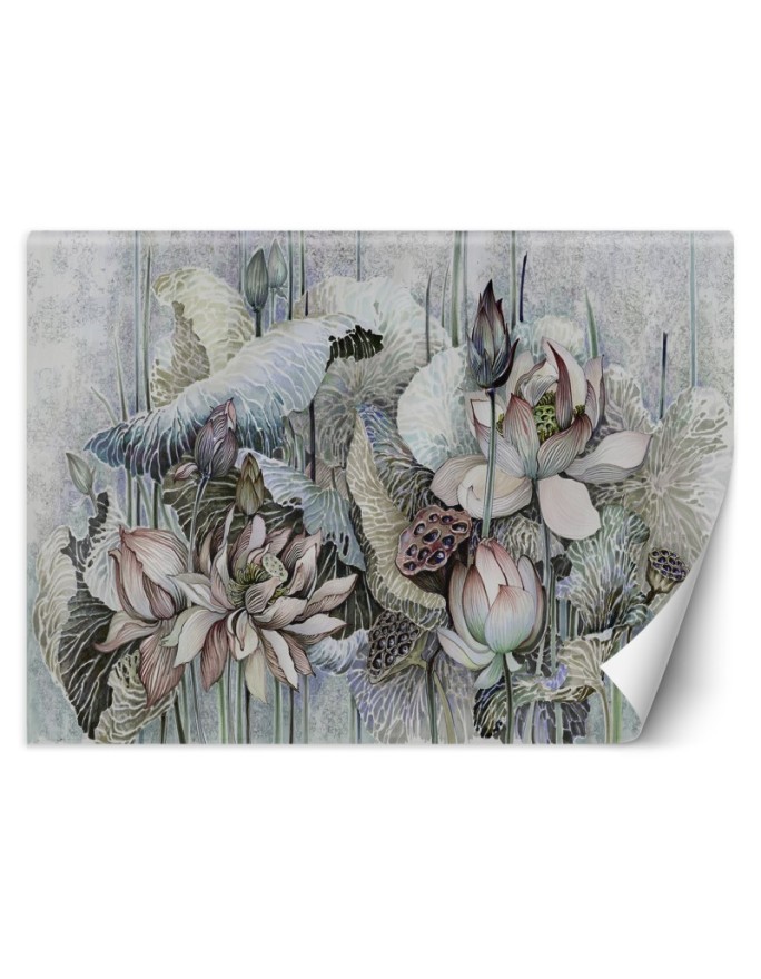 Exclusive Wallpapers - Lotus flowers abstract | FEEBY