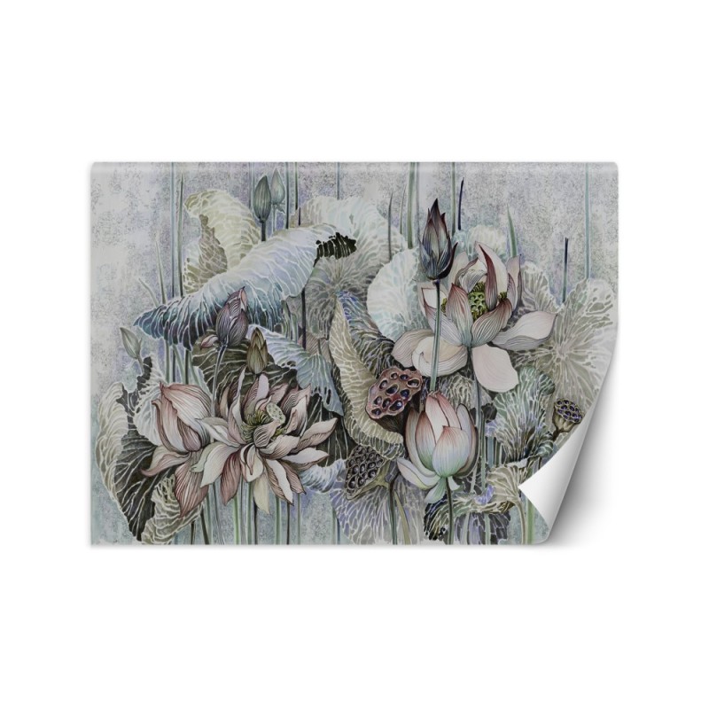 Exclusive Wallpapers - Lotus flowers abstract | FEEBY