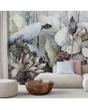 Exclusive Wallpapers - Lotus flowers abstract | FEEBY