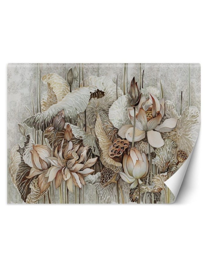 Exclusive Wallpapers - Lotus flowers abstract | FEEBY