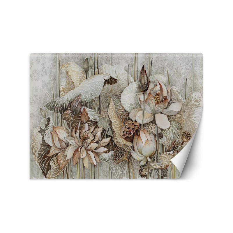 Exclusive Wallpapers - Lotus flowers abstract | FEEBY