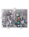 Wallpapers for the living room - Egyptian hieroglyphs and scarab | FEEBY