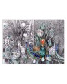 Wallpapers for the living room - Egyptian hieroglyphs and scarab | FEEBY