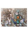 Decorative Wallpaper - Egyptian hieroglyphs scarab | FEEBY