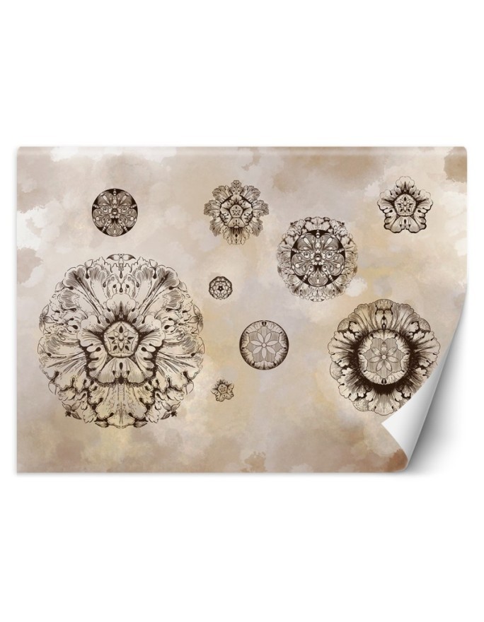 Original Wallpapers - Geometric flower shapes | FEEBY