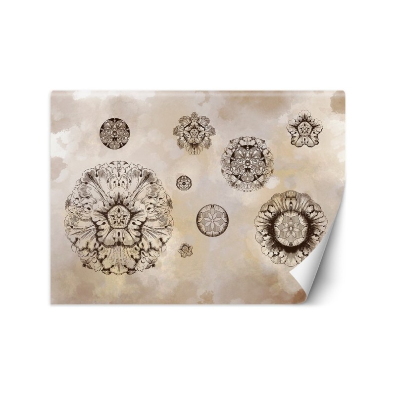 Original Wallpapers - Geometric flower shapes | FEEBY