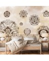 Original Wallpapers - Geometric flower shapes | FEEBY