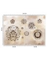 Original Wallpapers - Geometric flower shapes | FEEBY