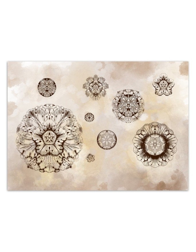 Original Wallpapers - Geometric flower shapes | FEEBY