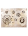 Original Wallpapers - Geometric flower shapes | FEEBY