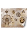Original wall murals - Shapes geometric flowers | FEEBY