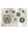 Original wall murals - Shapes geometric flowers | FEEBY