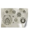 Original wall murals - Shapes geometric flowers | FEEBY