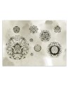 Original wall murals - Shapes geometric flowers | FEEBY