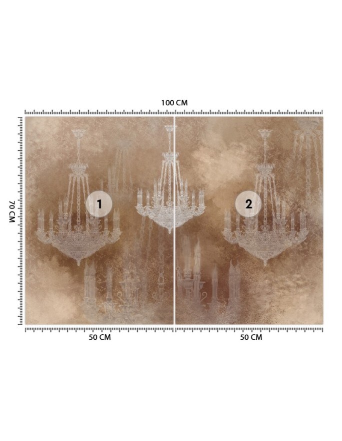 Exclusive wall murals - Chandeliers | FEEBY