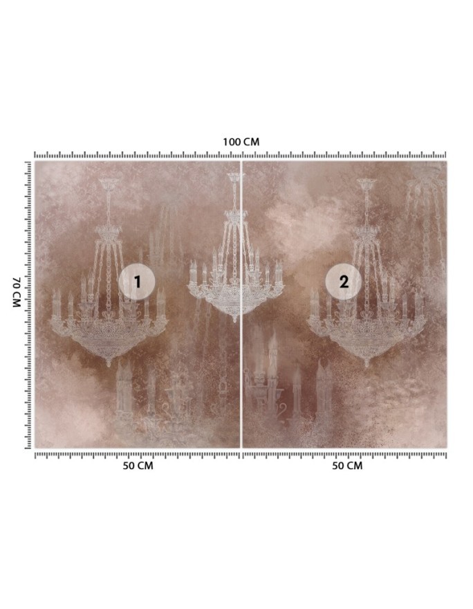 Exclusive wall murals - Chandeliers | FEEBY