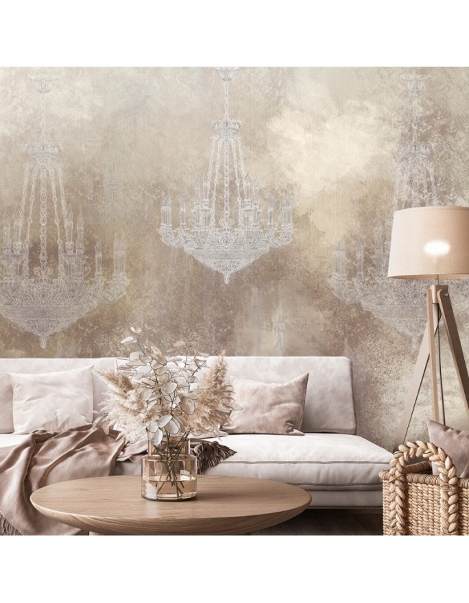 Exclusive wall murals - Chandelier lamp | FEEBY