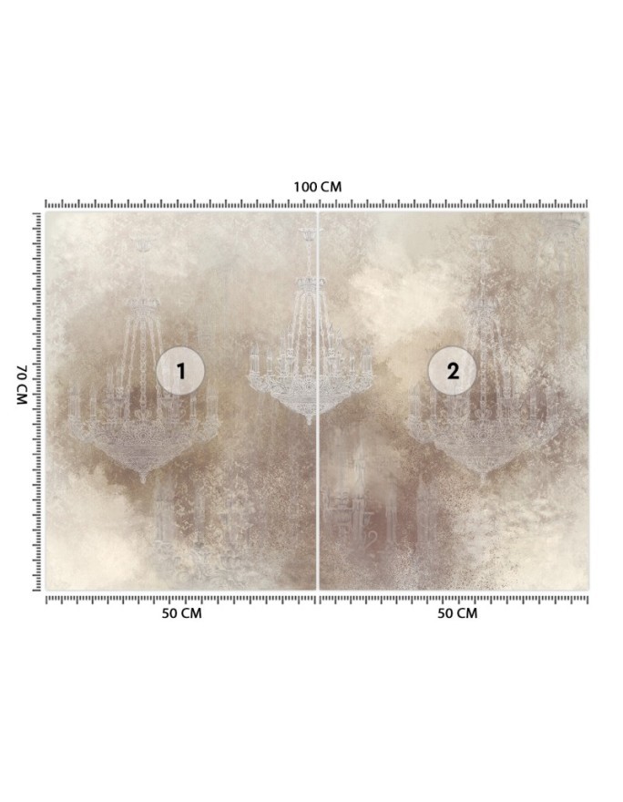 Exclusive wall murals - Chandelier lamp | FEEBY
