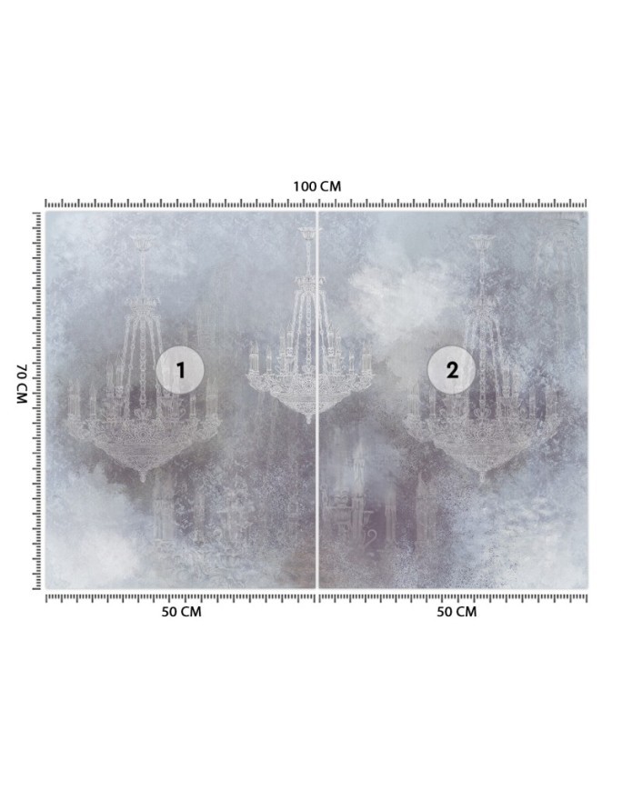 Exclusive wall murals - Chandelier lamps | FEEBY