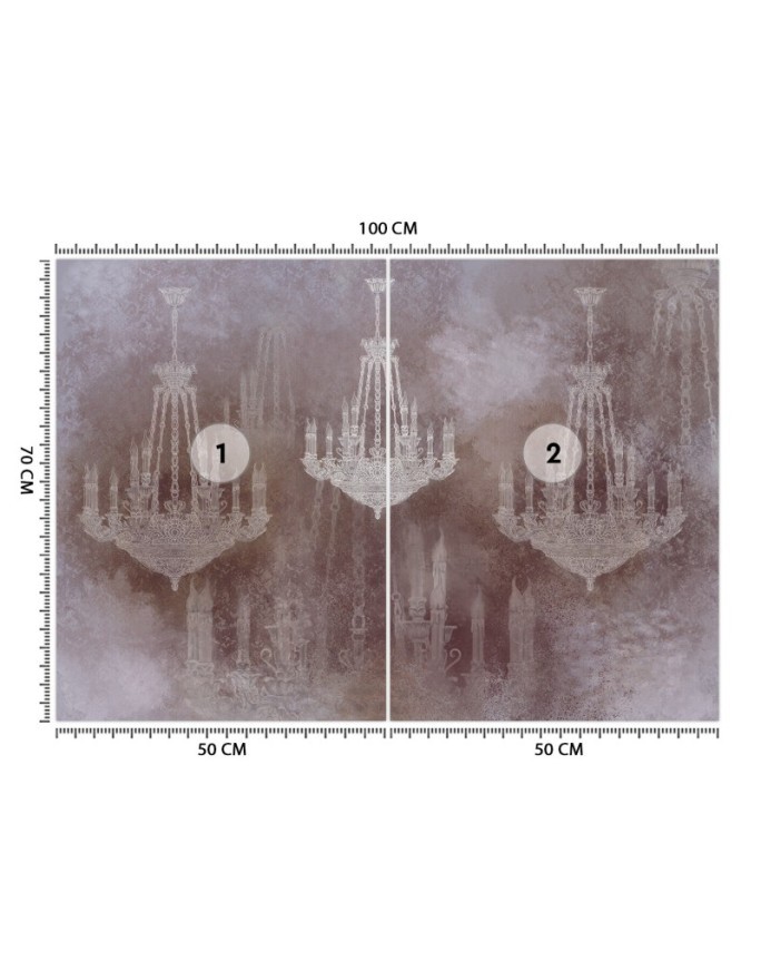 Exclusive wall murals - Chandelier lamps | FEEBY