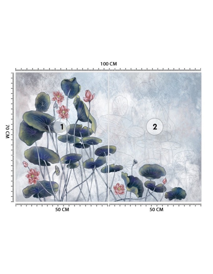 Exclusive wall murals - Water lily | FEEBY